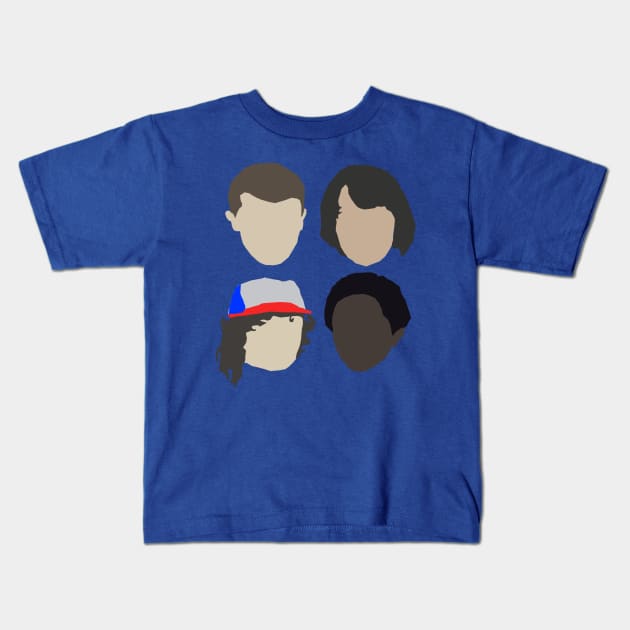 Stranger Things Kids T-Shirt by bertotohoover